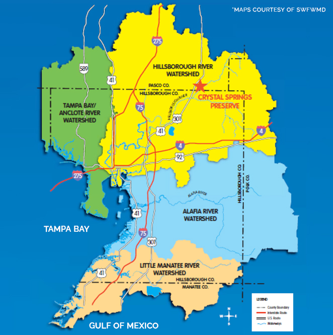 Map of the Hillsborough River